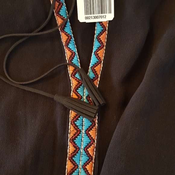 FOREVER 21 Black Rust Teal Tunic Dress - Picture 5 of 8